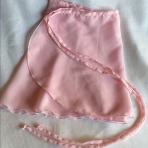 Danskin Dance Wrap Skirt In Ballet Pink